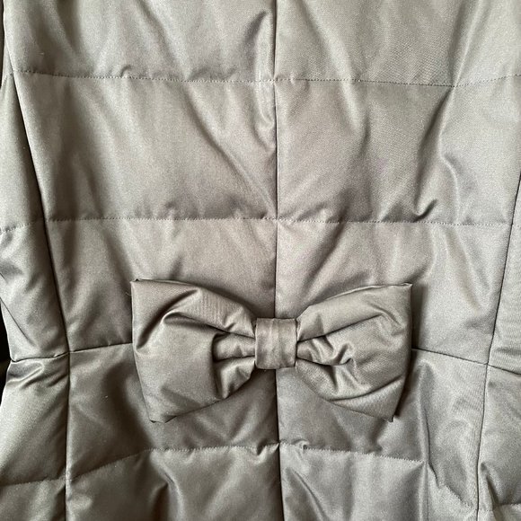 Kate Spade Black Jewel Button Puffer Coat Size 12 - Picture 8 of 13